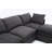 L-Shaped Sectional Sofa, 5-Seat Upholstered Sofa Couch For Living Room