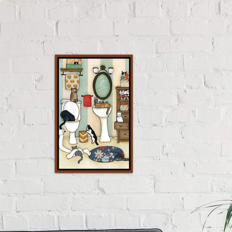 The Big Black Cat» par Jamie Morath-impression d’art graphique, H 26 po x l 18 po x P 1,5 po
