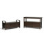 Banc de rangement en bois massif Warm Shaker de 44 po de largeur avec couvercle relevable et panneaux de style shaker-859227943