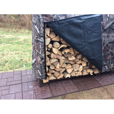 146'' W x 22'' D Vinyl Log Store