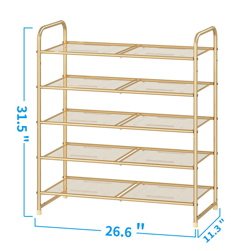 18 Pair Stackable Shoe Rack