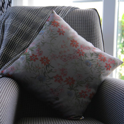 Housse et insert de coussin intérieur / extérieur carré 100% satiné Dittrich