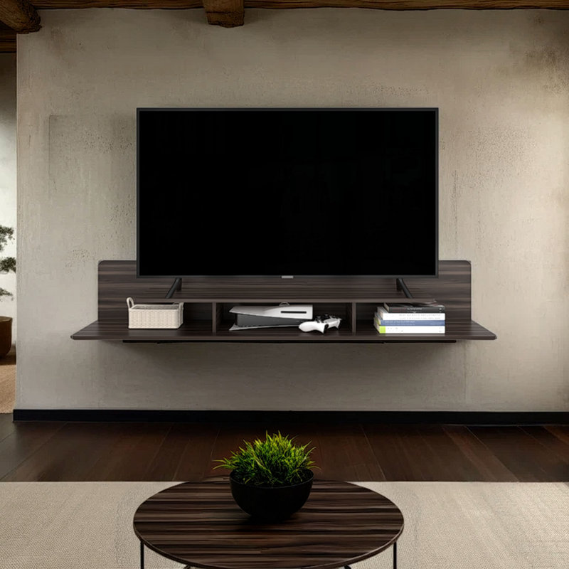 Meuble télé Eudora H 11,7 po, 3 tablettes - salon, meuble télé