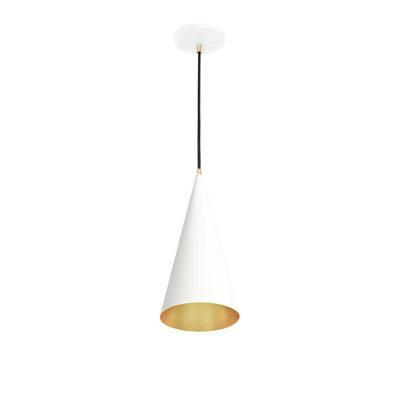 Conos Cone 1-Light Pendant - 7"L x 7"W