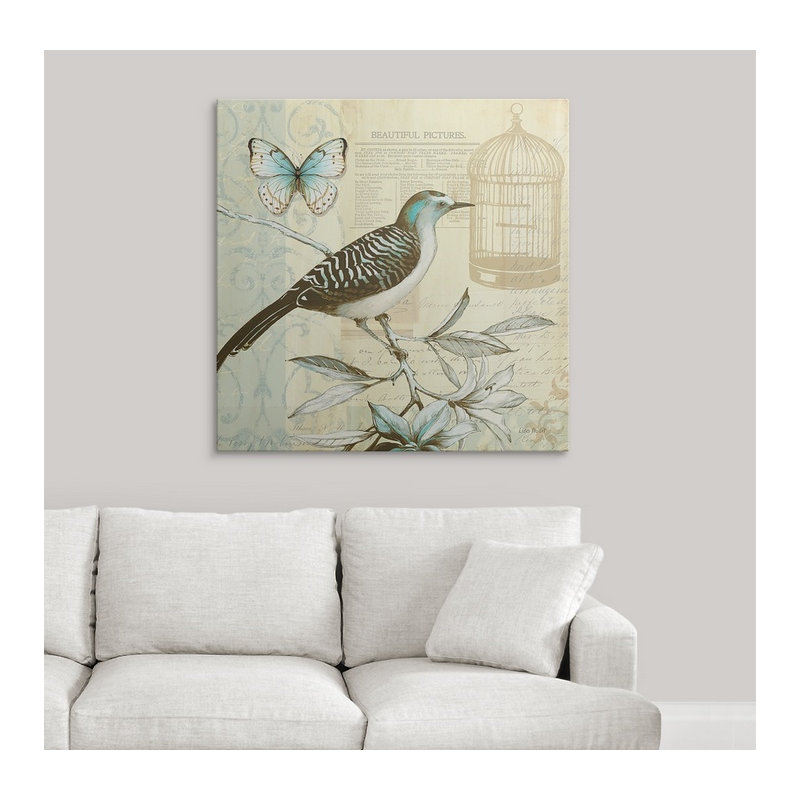 « i » par lisa audit, reproduction d’art Freedom, H 35 po x l 35 po x P 1,5 po, Toile
