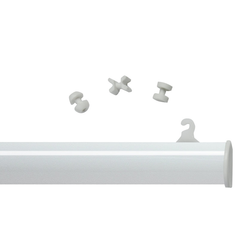 Curtain Track and Hardware Accessory, White