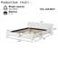 Lit plateforme tapissier Modern Minimalist-1303610408