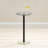 iDesign Round Pedestal Drink Table for Small Spaces