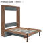 Lit escamotable multifonctionnel pliable avec bureau d'étude-433327458