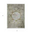 Tapis oriental lavable d'intérieur brun 3 pi x 5 pi