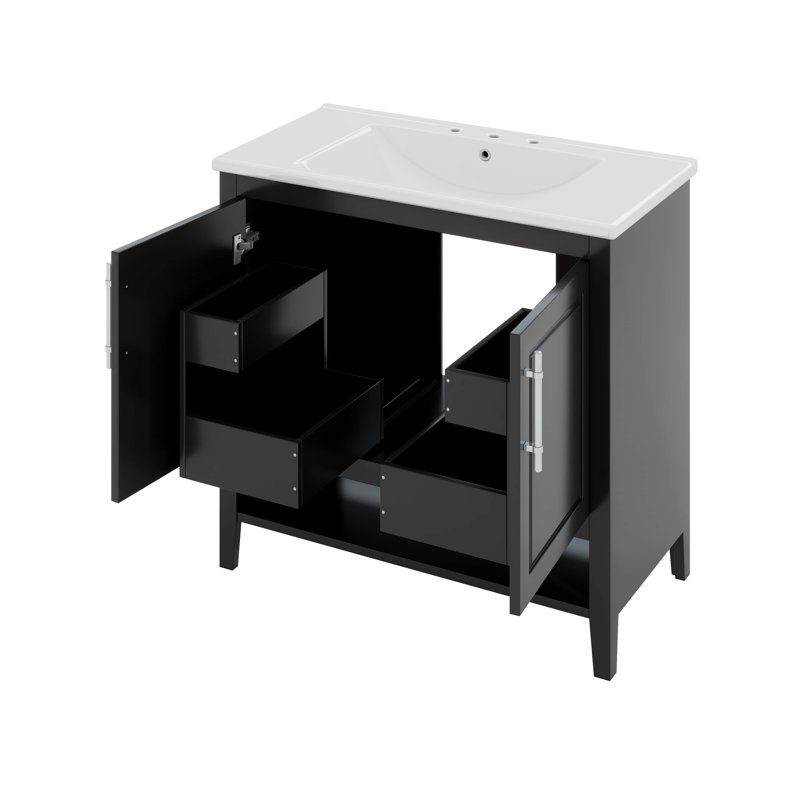 Meuble-lavabo 36 po avec lavabo et tiroirs 36 po