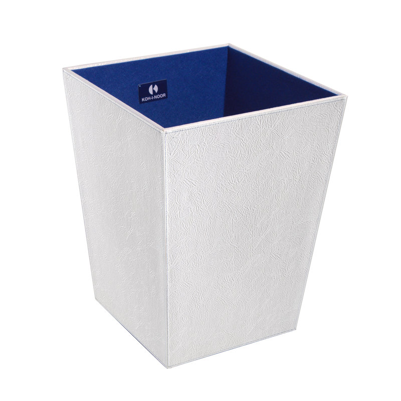 Ecopelle 1.3 Gallons Waste Bin, White