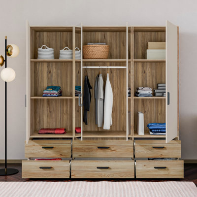 Rajish Manufactured Wood Wardrobe