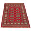 Tapis rouge foncé Maleaha Peshawar Bokhara 3 pi 0 po x 5 pi 1 po