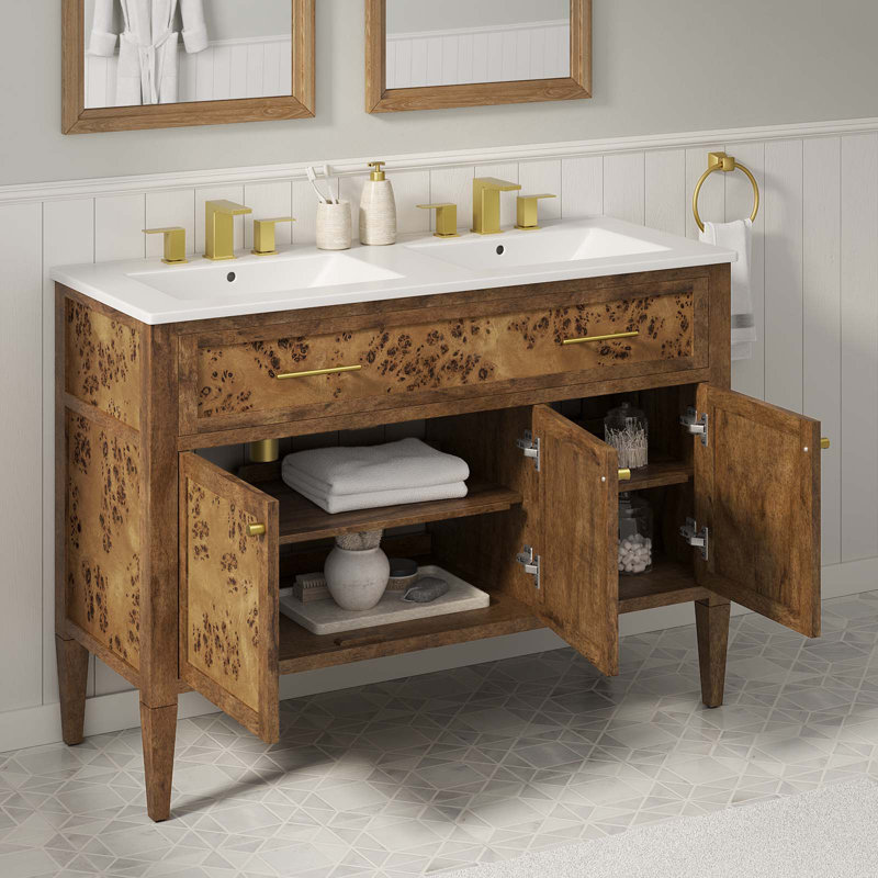 Modway Elysian 48" Single Bathroom Vanity Set, White