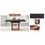 Expandable Dining Table Sets, Mdf Wood Modern Design, Ideal For Home And Entertaining