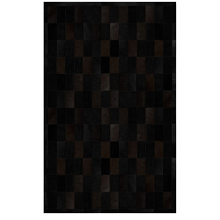 Daedalus Cowhide Geometric Indoor Rug