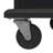 Creg Rolling Mobile Kitchen Island Cart with Drop-Leaf Top, Pull-Out Storage, and Locking Casters-200042804