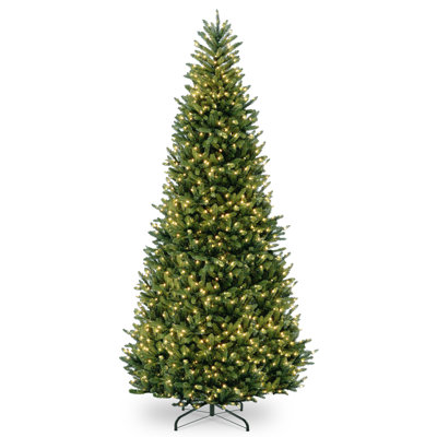 Fraser Flocked 12' Pre-Lit Fir Christmas Tree
