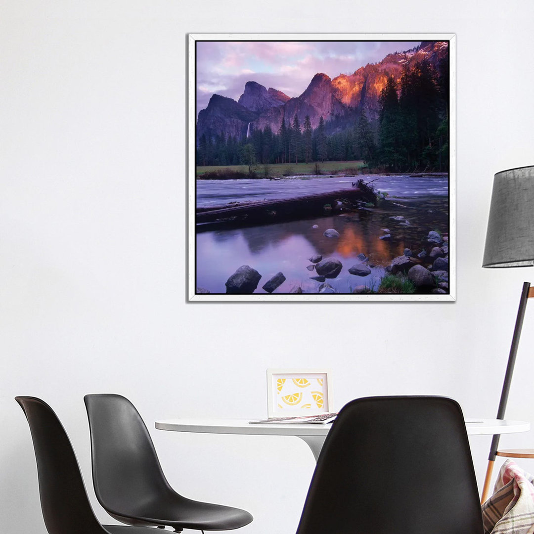 Bridal Veil Falls And The Merced River In Yosemite Valley, Yosemite National Park, California by Tim Fitzharris - Gallery-Wrapped Canvas Giclée on Can