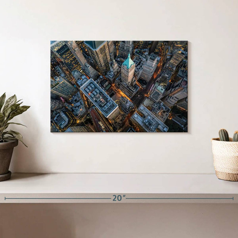 Nicci New York City d'en haut, H 8 po x l 12 po