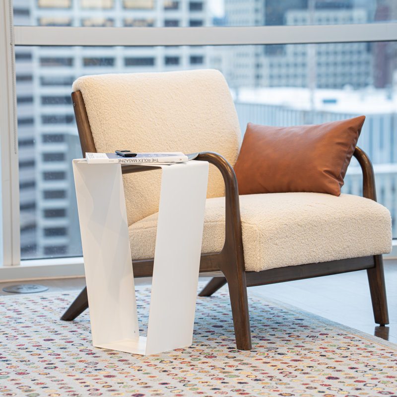 Table d'appoint moderne en métal: table de bout minimaliste, support pour plante