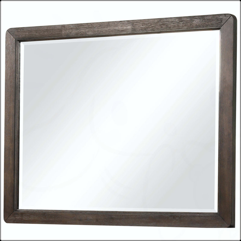 Miroir brun antique