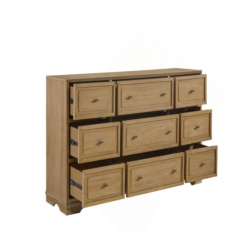 Commode Hickory - Noix de cajou, Tanné