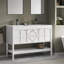 Ensemble de meuble-lavabo double 48 po avec 2 tiroirs et portes Farmhouse-181923102