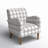 Arching Upholstered Armchair-1625562476
