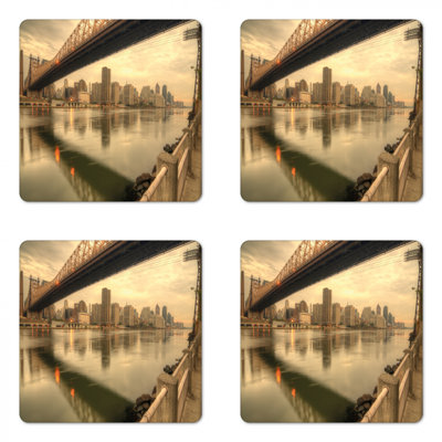 Square 4 Piece Coaster Set