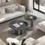 Ensemble de tables basses rondes en marbre-2056012589-2056012590-2056012577