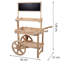 Emmly 95cm W Manufactured Wood Merchandiser with Wheels