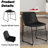 Behan 18.3'' H Upholstered Short Stool-1027548136