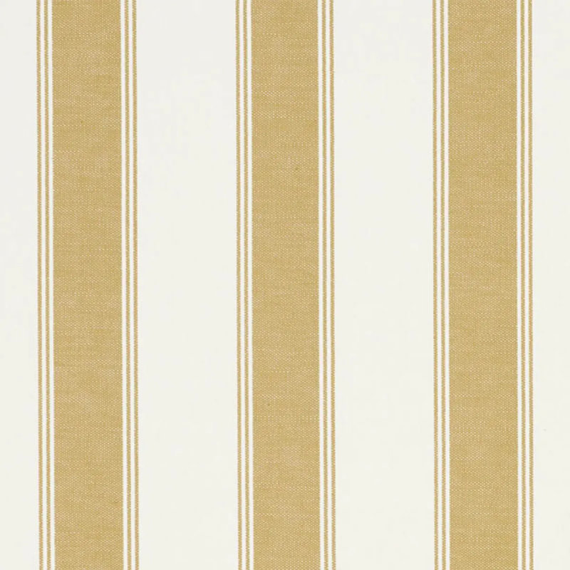 Tissu à rayures Schumacher x Veere Grenney, Chartreuse