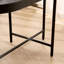 Table d'appoint à 2 niveaux avec canapé de rangement et table de bout en métal pour le salon