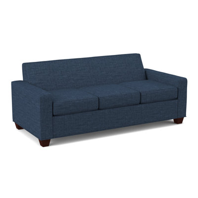 Canapé à accoudoirs carrés de 80 po avec coussins réversibles Avery