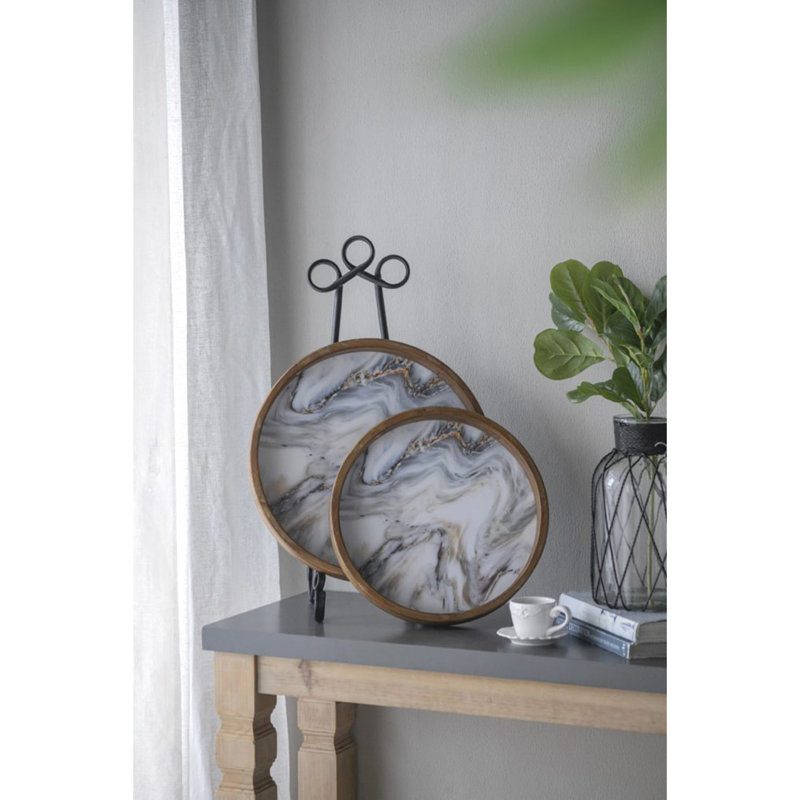 Collection Home Decor (comprend une plante artificielle, un vase, des plateaux, un tabouret et une table d'appoint)