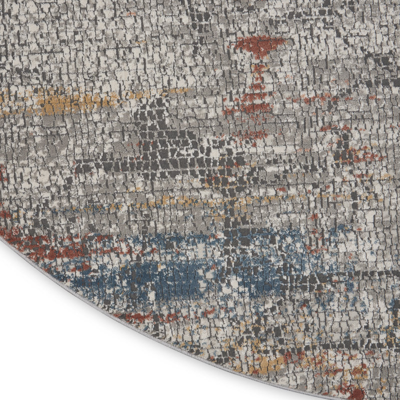RUSTIC TEXTURES - Area Rug, Round 7'10"