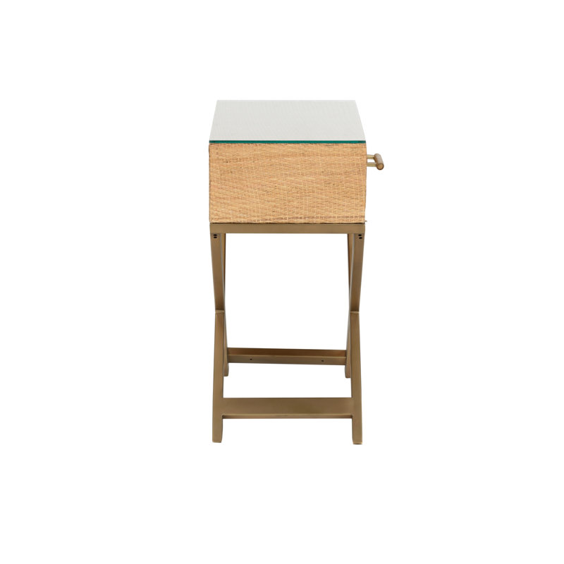 Vieux Carre Glass End Table