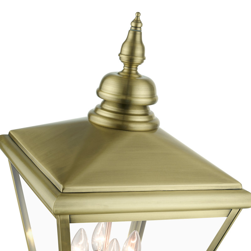 Transparent Lantern Head, Antique Brass