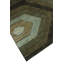 Tapis de zone en laine 5 pi 8 po x 7 pi 8 po one-of-kind main-noué la Caryl