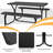 Kutlay 4 - Person Patio Dining Set Rectangular Table-1092582480