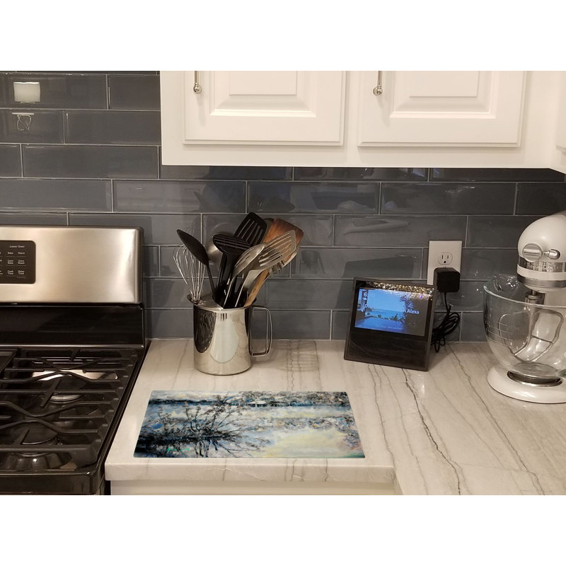 Early Morning Glass Cutting Board