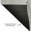 Tapis gris Cerrito AMF502 lavable à la machine de qualité supérieure-103856574