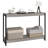 Farmhouse Console Table, Entryway Table, Slatted Style 2-Tier Sofa Table With Shelf, Console Tables For Entryway, Living Room, Hallway, Foyer-1273926524