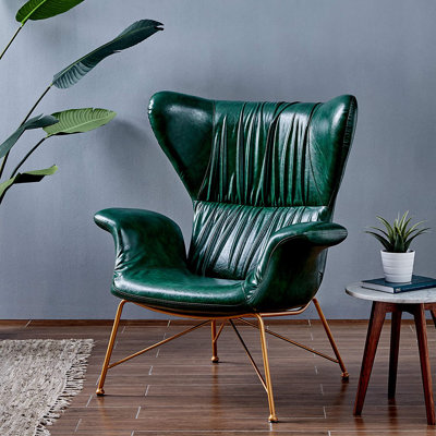 Germanos Upholstered Wingback Chair