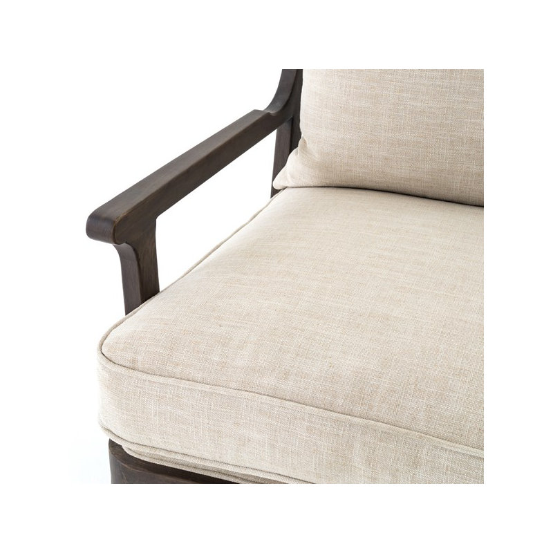 Lennon Armchair, Heirloom Black Genuine Leather