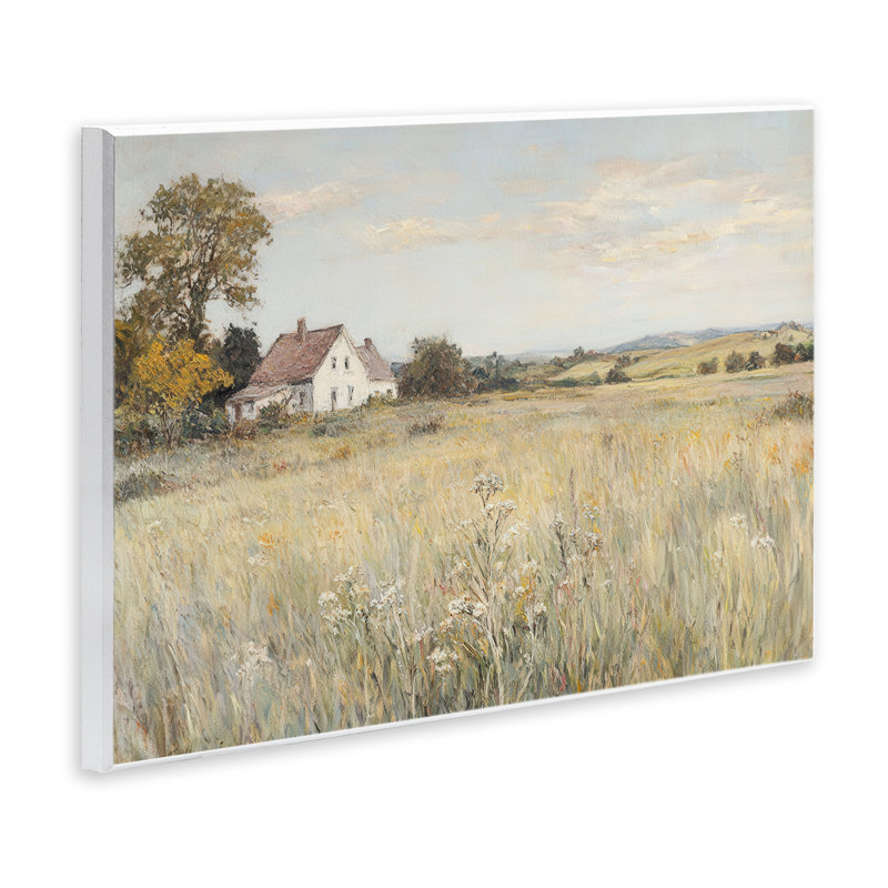 Plaque murale maison de campagne Country Living, design par Petal Prints Design, H 13 po x l 19 po