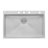 Ruvati 33 x 22 inch Drop-in Topmount Zero Radius Stainless Steel Kitchen Sink Single Bowl - 4 holes